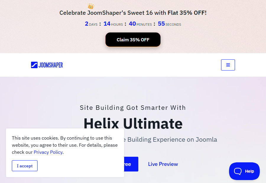 Plantilla Helix Ultimate para Joomla