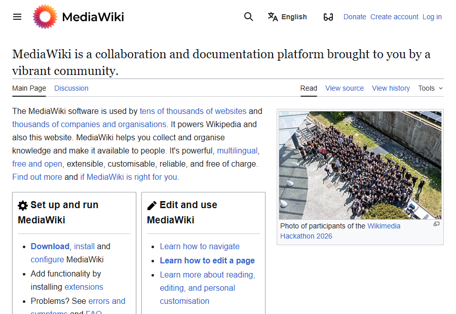 Plantilla Vector 2022 para MediaWiki